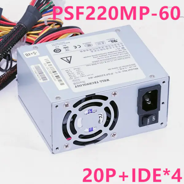 PSU For Hanker NVR CVR 20Pin IDE*4 200W Switching Power Supply PSF220MP-60