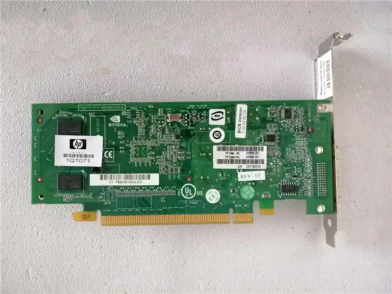 NVIDIA HP 430956-001 430965-001 NVS 128MB PCIe DVI Graphics Card