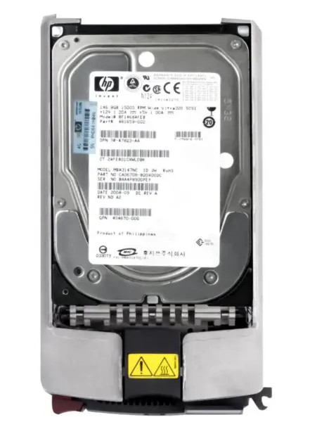 Used HP 481659-002 146GB 15K SCSI U320 3.5'' hard disk
