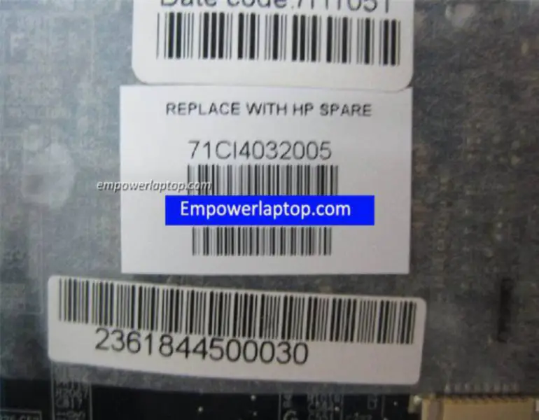 HP DV7 JAK00 LA-4083P 507169-001 Motherboard