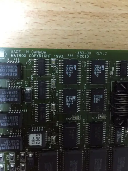 MATROX 483-00 REV:C Motherboard