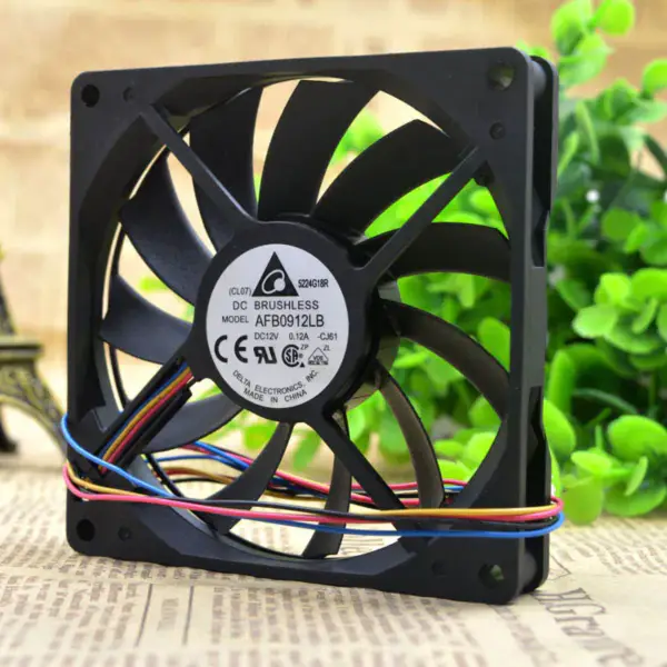 Delta 9015 9CM 12V 0.12A PWM fan AFB0912LB