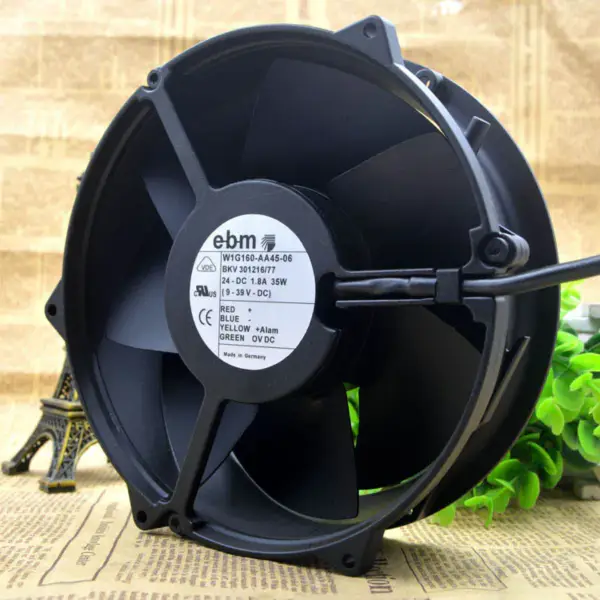 EBM W1G160-AA45-06 24V 1.8A 17CM fan 17050