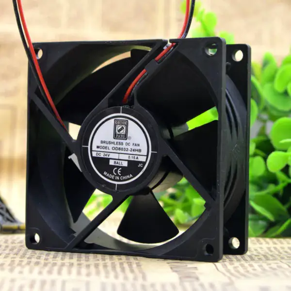 ORION FANS 8CM 8032 24V 0.15A OD8032-24HB 2-wire fan