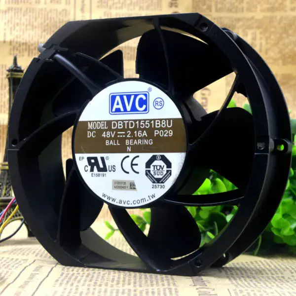 AVC DBTD1551B8U 48V 2.16A 4-wire pwm fan