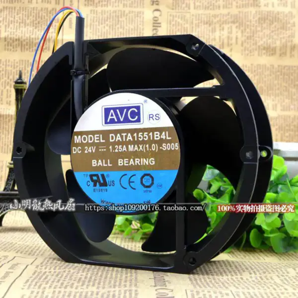 AVC DATA1551B4L 17250 24V 1.25A 3-wire fan