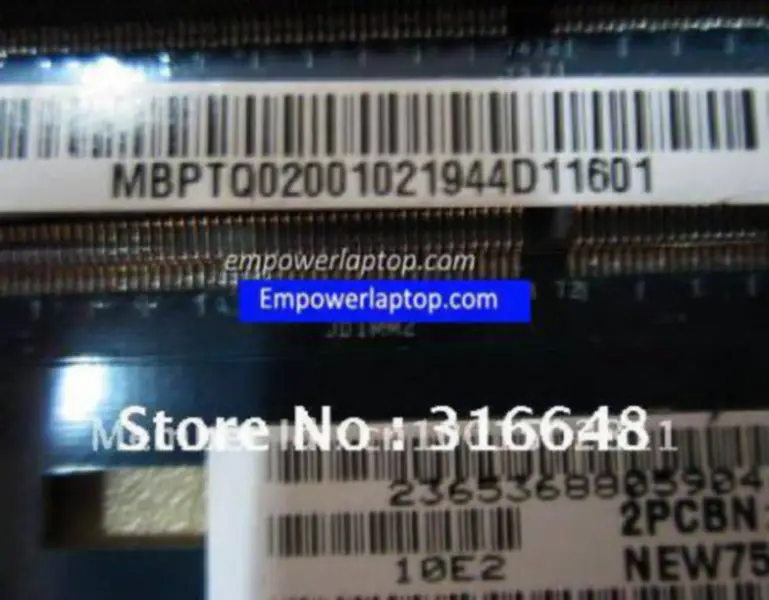 Acer 5551 MBPTQ02001 LA-5912P 75 Motherboard