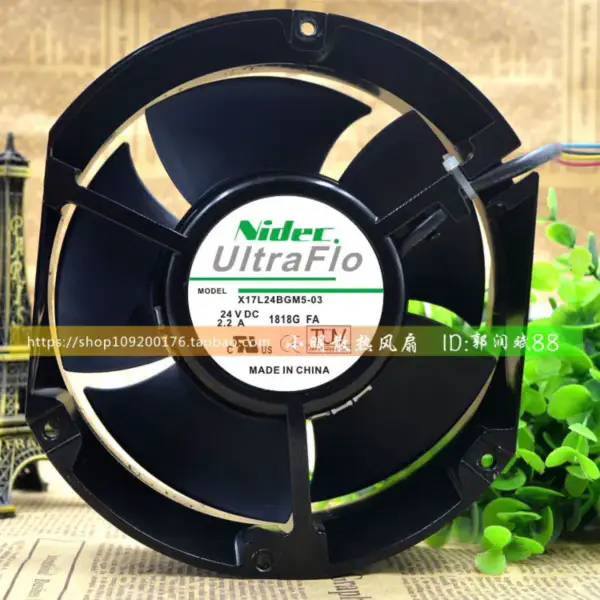 X17L24BGM5-03 24V 2.2A NIDEC 172*150*51 fan