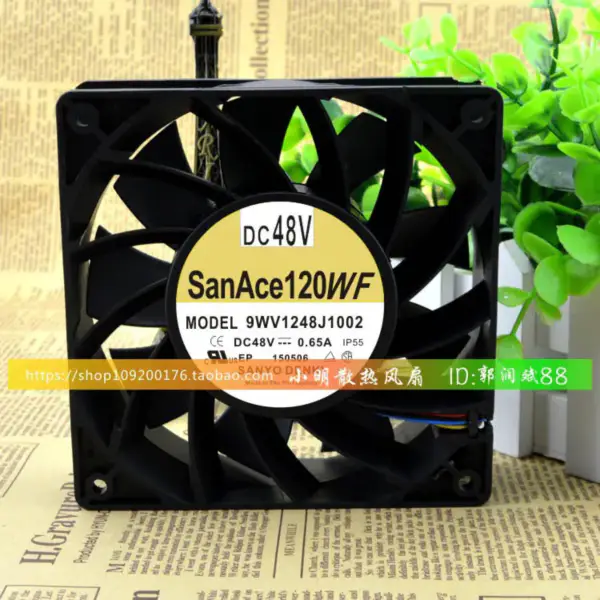 SANYO 9WV1248J1002 12038 48V 0.65A 12CM fan