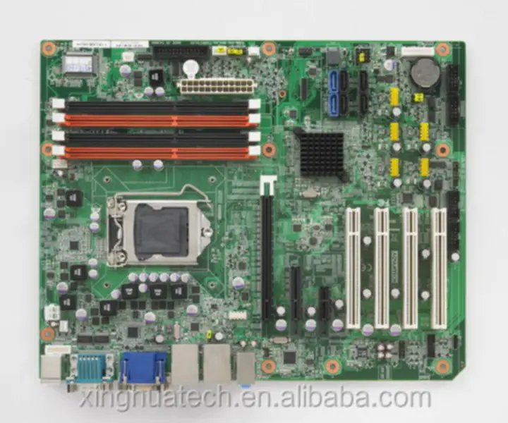 Advantech industrial mini pc motherboard AIMB-781QG2-00A1E LGA1155 i7/i5/i3 ATX with DVI/VGA Dual Gigabit