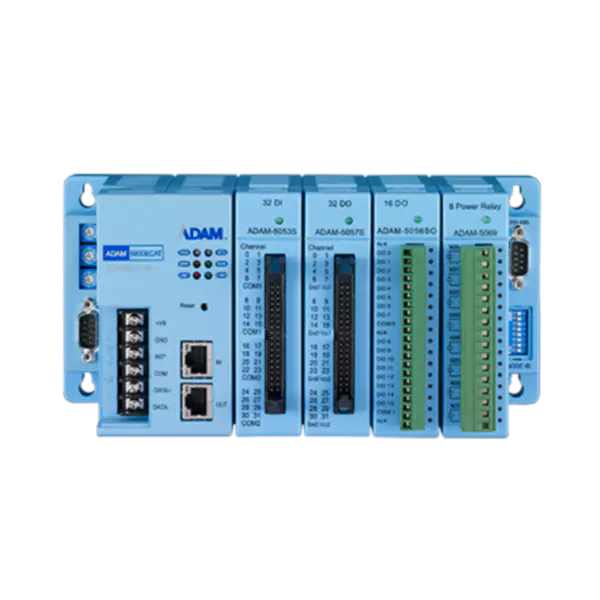 Advantech 4-slot Distributed High Speed I/O System for EtherCAT ADAM-5000/ECAT-AE importer