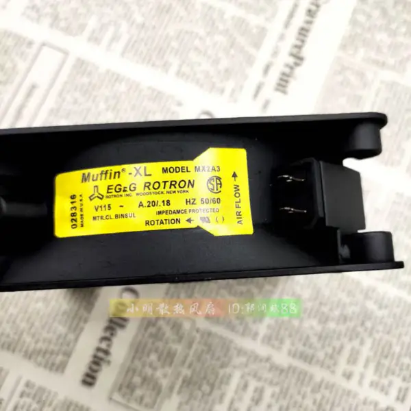 COMAIR ROTRON MX2A3 12038 115v 0.20A fan