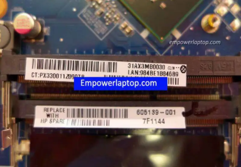 HP 605139-001 PRESARIO CQ62 DA0AX3MB6C2 Motherboard