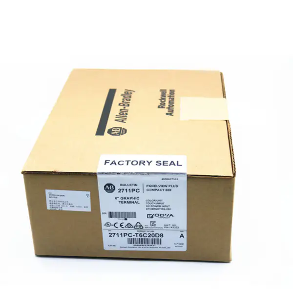 Allen Bradley Panelview Plus 600 Hmi Touch Screen 2711PC-T6C20D8