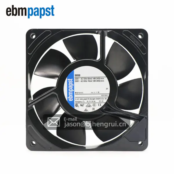 230V 8/9W 12025 12CM Ac Axial Fan High Temperature Resistant Mechanical 9956 Ebmpapst Cooling Fan