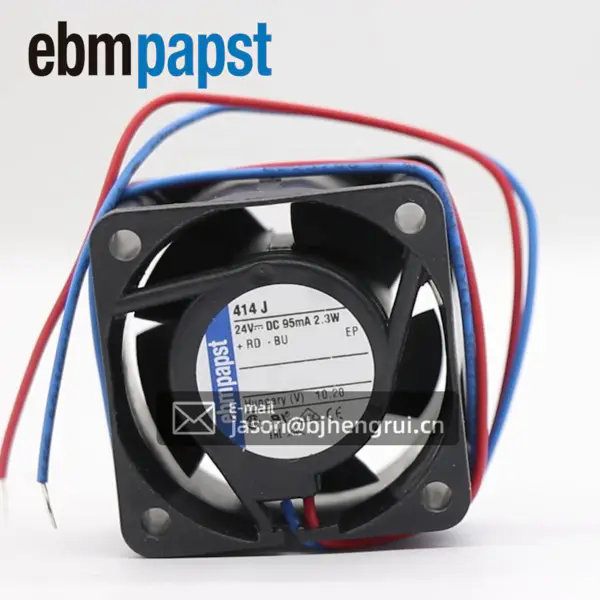 40x40x25.4mm 11.4 CFM 0.1A 414J Axial Compact Cabinet Cooling Fan dc 24V For Siemens frequency converter 414JR