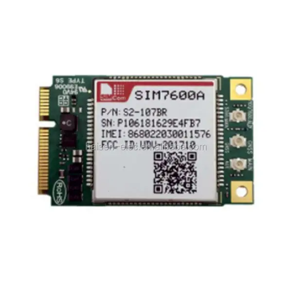 SIMCom SIM7600X-PCIE LTE CAT1 4G CAT-M&NB-IoT Module SIM7600E/SIM7600A/SIM7600SA/SIM7600G/SIM7600NA MINI PCIe