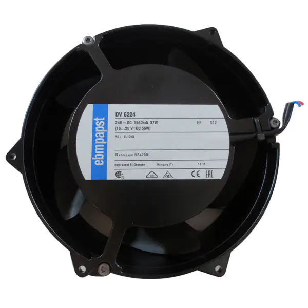 172x51mm DV6224 ebmpapst Cabinet cooling fan 37W 24V 1.54A DC axial fan DV6224TDA