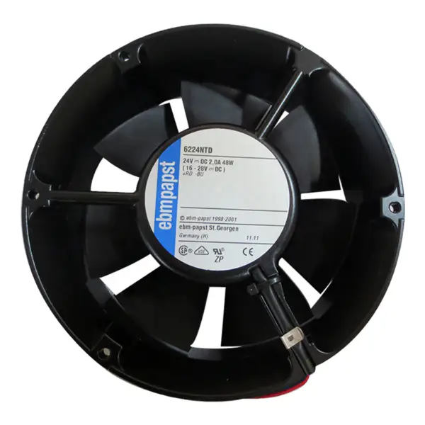 ebmpapst 6224NTD 17251 24V2.0A large air volume full metal axial fan