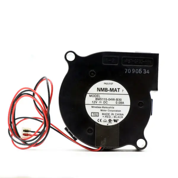Original Japan NMB BM5115-04W-B30 5015 12VDC 0.08A 50*50*15mm 0.72W 2.1CFM 3500 RPM Axial Cooling Fan