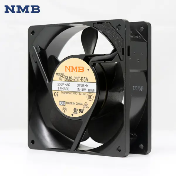4715MS-23T-B5A NMB 120*120*38mm Carbinet Axial Fan AC 230V 12CM 14W UPS Cooling Fan