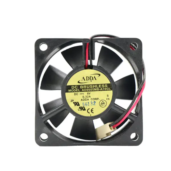 ADDA 6025 6CM AD0605MB-A70GL Ball Bearing 5v 0.32A 3500RPM 26DBA DC Cooling Axial Fan
