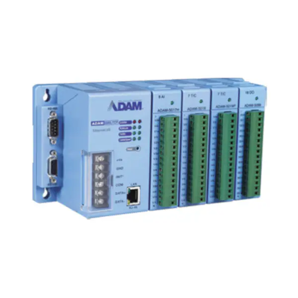 Advantech ADAM-5510KW/TCP-AE 4-slot SoftLogic Controller with Ethernet