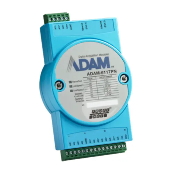 Advantech ADAM-6117PN-AE 8-ch Isolated Analog Input PROFINET Module