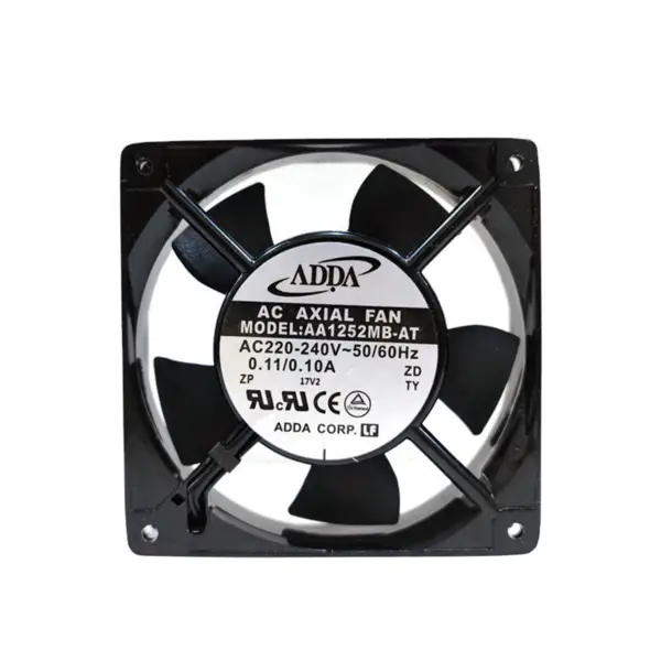 Original New ADDA AA1252MB-AT 220V 12CM 220V 19.4W 0.11A 83CFM Axial Flow Cooling Fan
