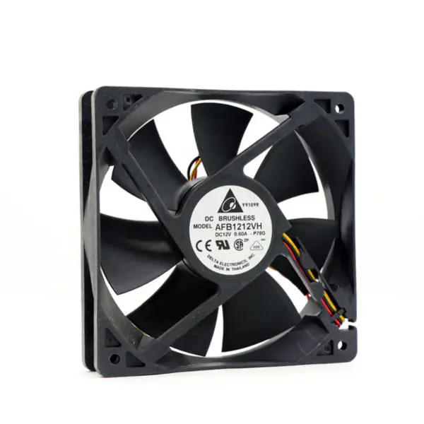 Delta 12CM 12V 0.60A AFB1212VH 12025 chassis motherboard pwm speed control high speed fan