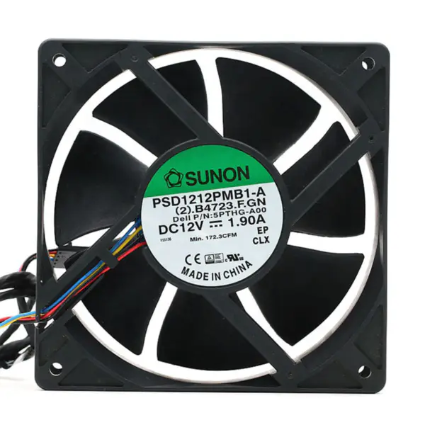 SUNON PSD1212PMB1-A 120*120*38mm 12CM 12V 1.9A PWM speed regulating fan cooling fan