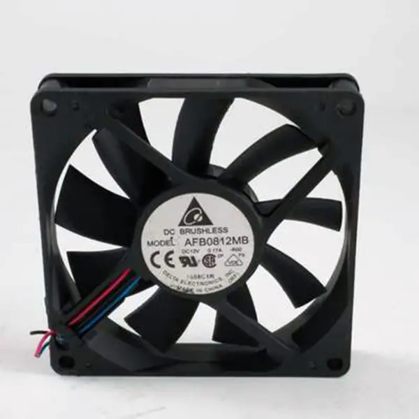 Delta AFB0812MB 8015 12V 0.17A 8CM 8cm 2-wire silent ball cooling fan