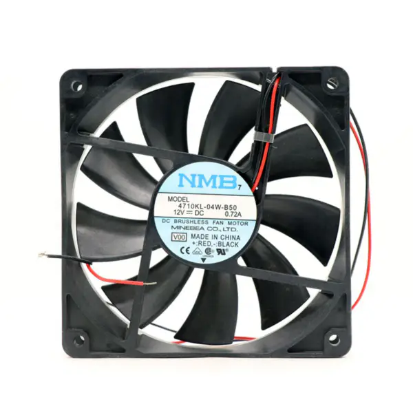 NMB 12CM DC12V 0.72A 4710KL-04W-B50 large air volume chassis cooling fan