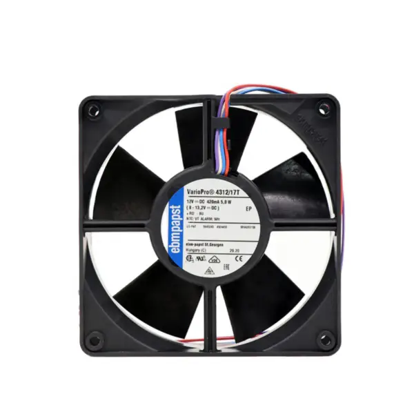 4312/17T ebm papst 119 x 119 x 32mm Compact axial fan 12V DC air flow 170m3 / h 2800rpm cooling fan 431217V