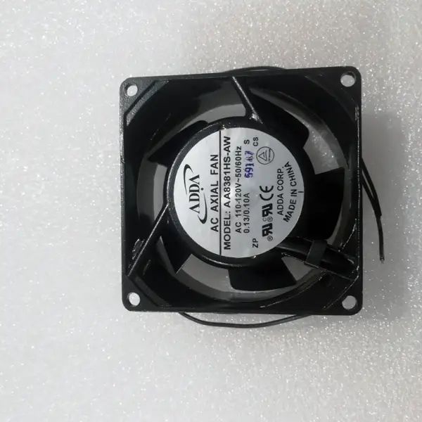 AA8381HS-AW Taiwan ADDA fan 8038 110V AC New genuine large air volume cooling fan