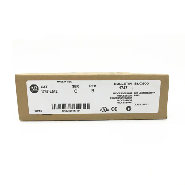 Industrial Automation Control Allen Bradley SLC 500 1747 Procesador 1747-L542