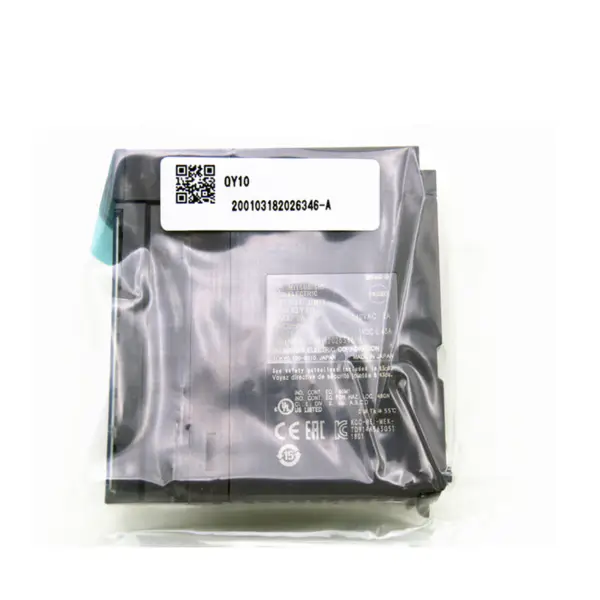 High Speed Mitsubishi Melsec Q Series 16 Points Contact Output Unit PLC QY10