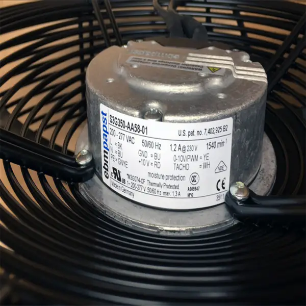 ebmpapst S3G350-AA58-01 230V 1.2A external rotor IP44 waterproof fan