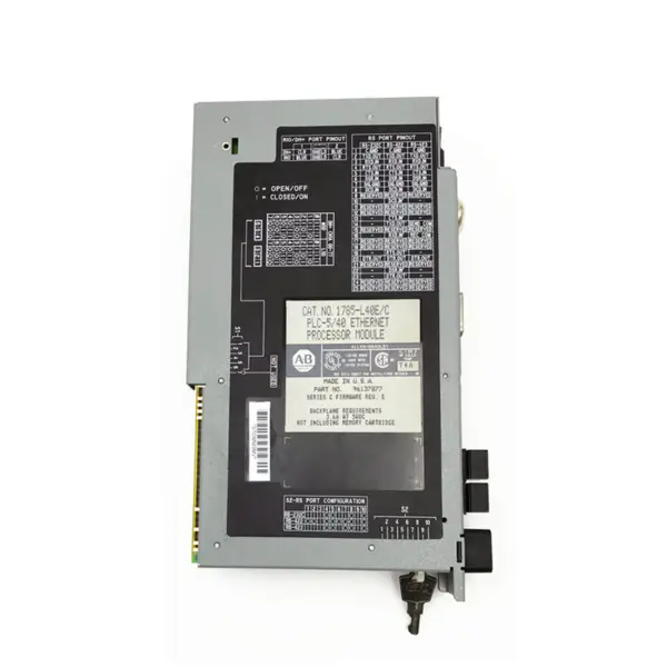 Allen Bradley 1785 5 PLC-5/40E Ethernet PLC-5 Processor Module 1785-L40E