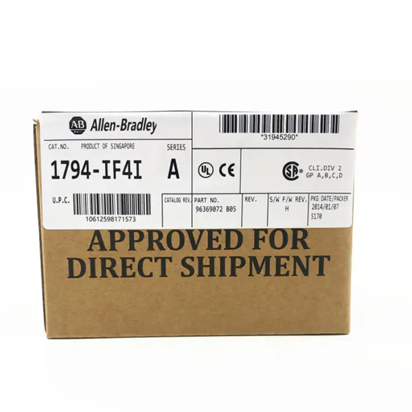 Allen-Bradley 1794 PLC Flex I/O 4 Isolated Input Analog Module 1794-IF4I