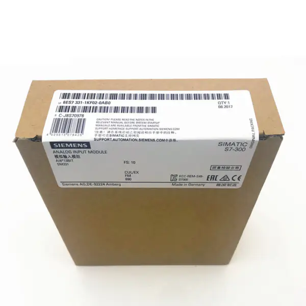Siemens Simatic S7 300 SM331 PLC Control Analog Input Module 6ES7331-1KF02-0AB0
