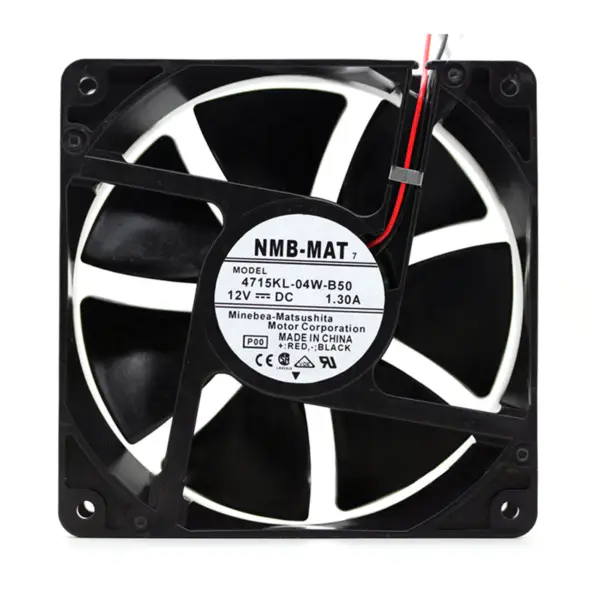 NMB 4715KL-04W-B50 12CM 12V 1.30A violent chassis cooling fan server fan