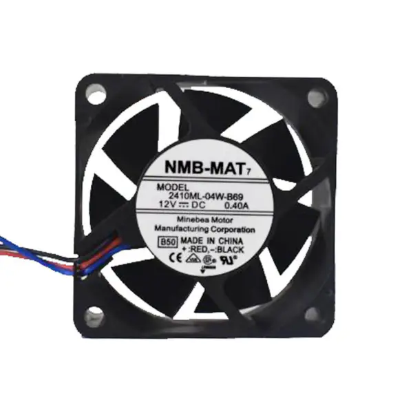 Original NMB 2410ML-04W-B69 6025 DC12V 0.4A cooling fan