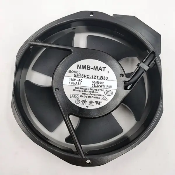 NMB-MAT 115V 35W 5915PC-12T-B30-A00 17238 17 cm metal high temperature fan