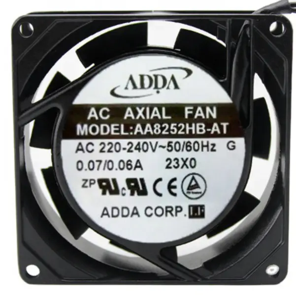 ADDA Axial Flow Fan AA8252HB-AT 230VAC 0.08A 16.1W 1900RPM