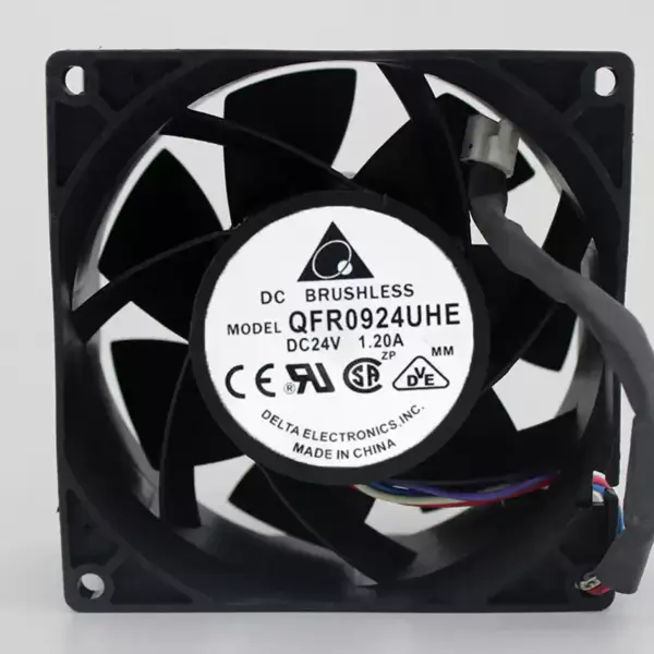 New DELTA 9238 9038 24V 1.2A QFR0924UHE inverter fan power fan