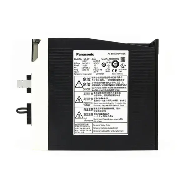 750W Panasonic A5 series AC Servo Drive MINAS A5 MCDHT3520