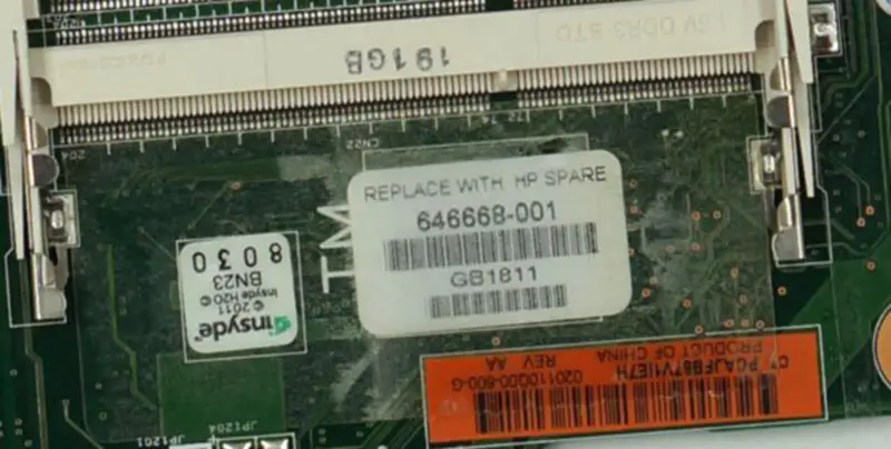 HP 646668-001 430 630 631 431 GM45 Motherboard