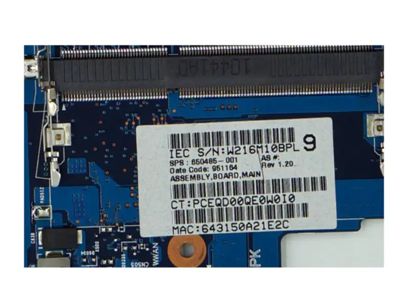 HP 650485-001 DV4 DV4T Motherboard