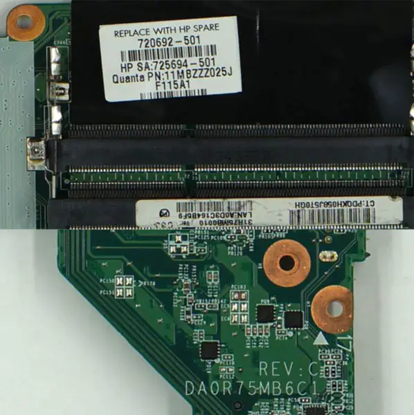 HP 720692-501 720692-001 15 Motherboard